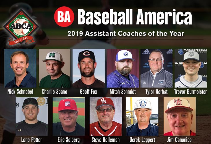 2019 Assistant Coaches of the Year