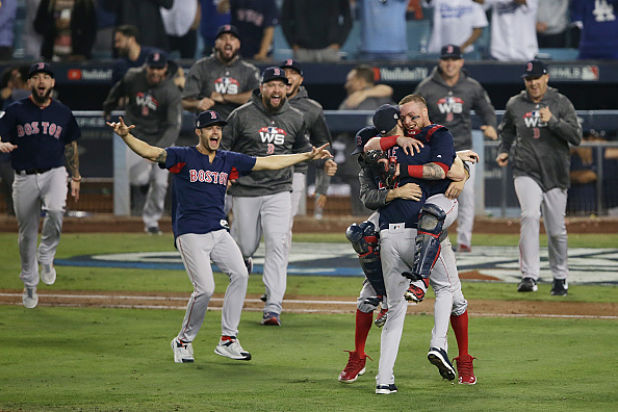Red Sox's Celebrating