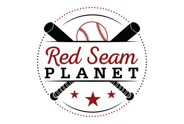 Red Seam Planet baseball logo
