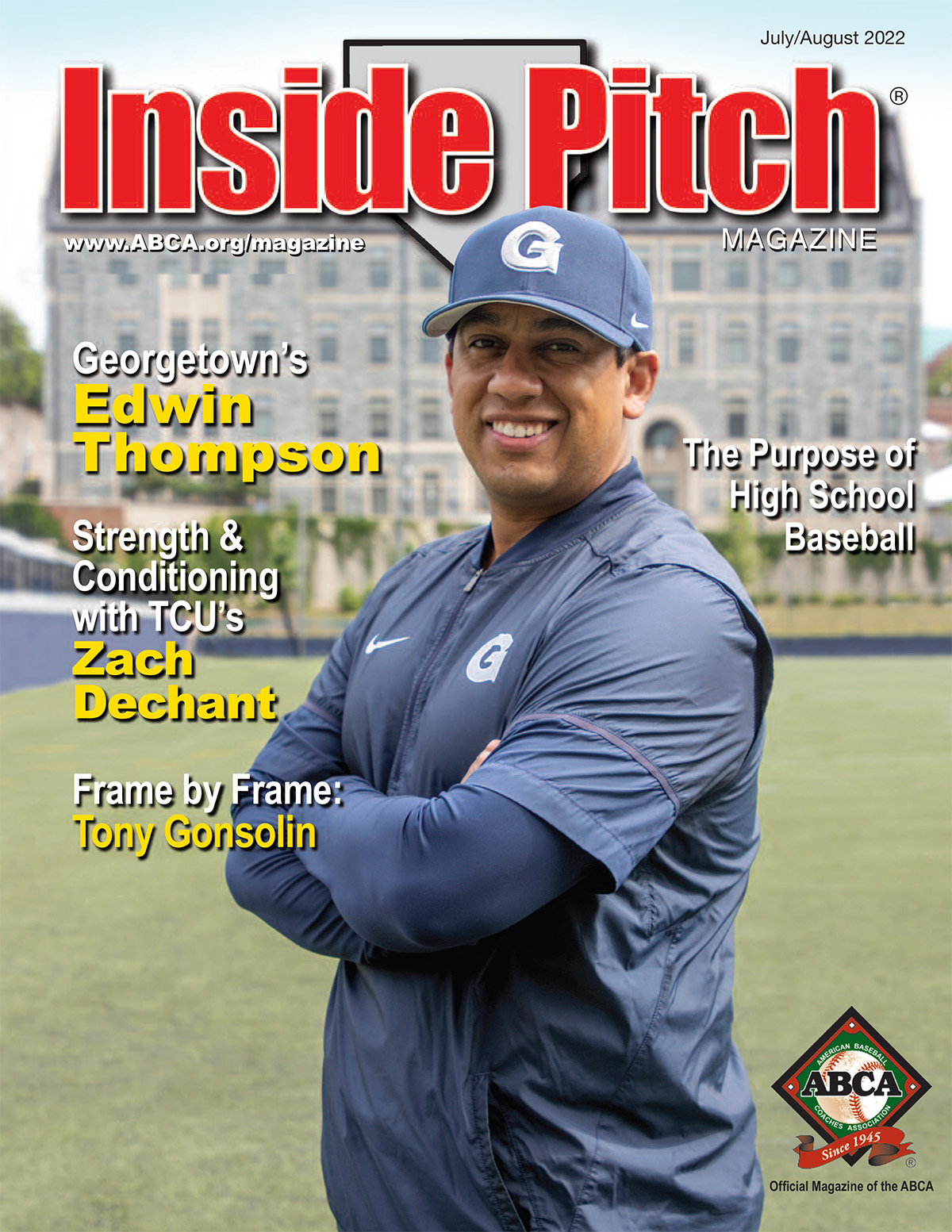 Inside Pitch Magazine Cover with Edwin Thompson