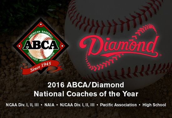 ABCA/Diamond National Coaches of the Year for 2016