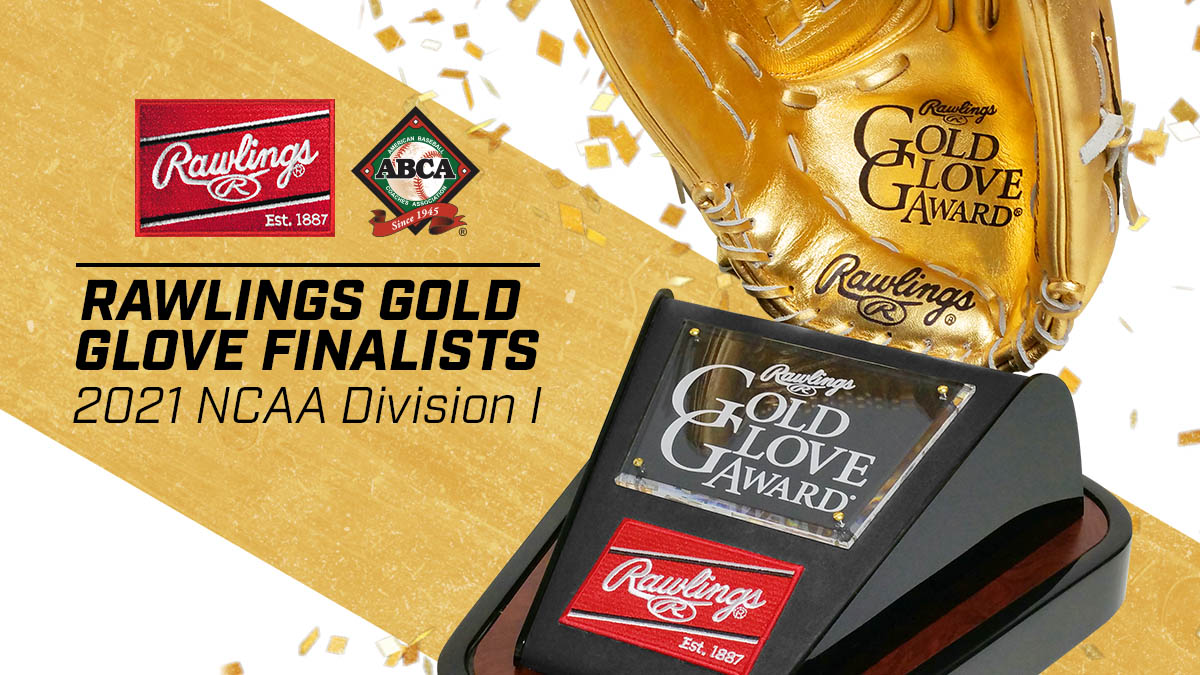 ABCA and Rawlings announce 2021 NCAA Div. I Gold Glove Finalists
